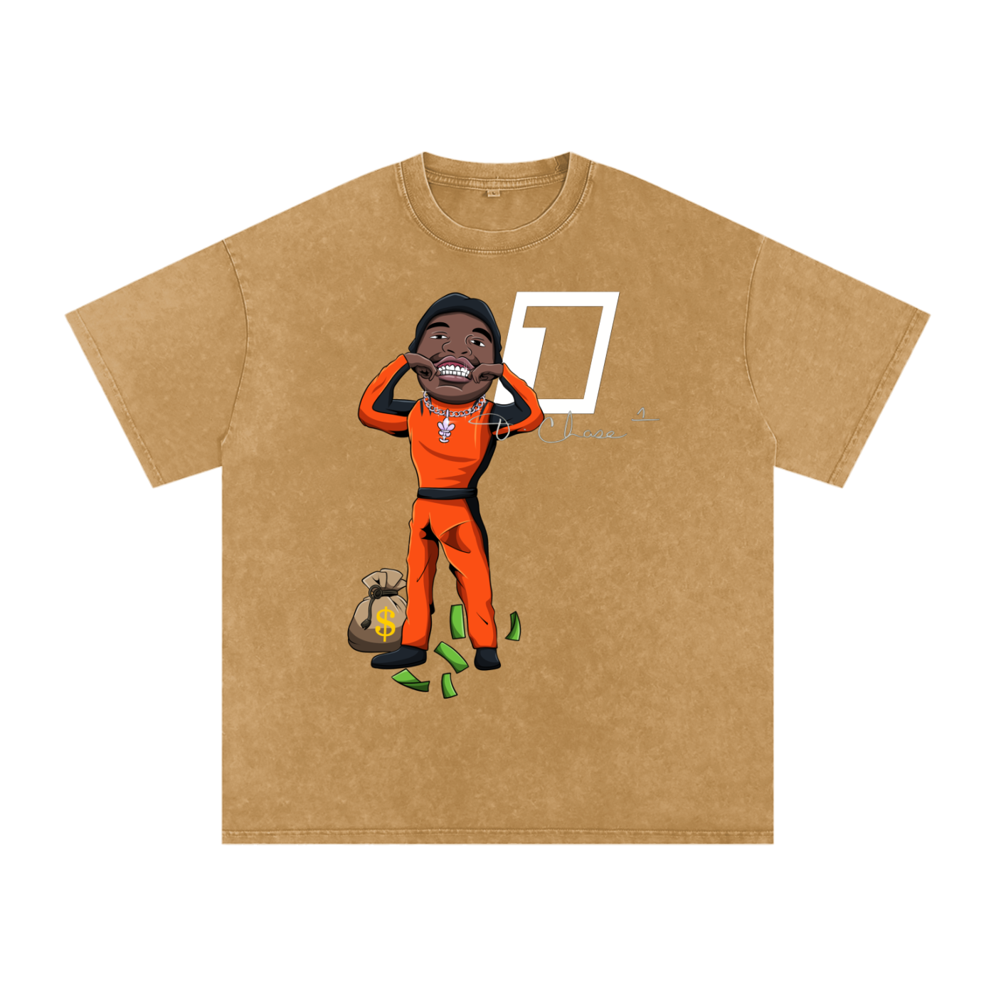 NASCAR JA’MARR - Acid Wash Oversize Tee