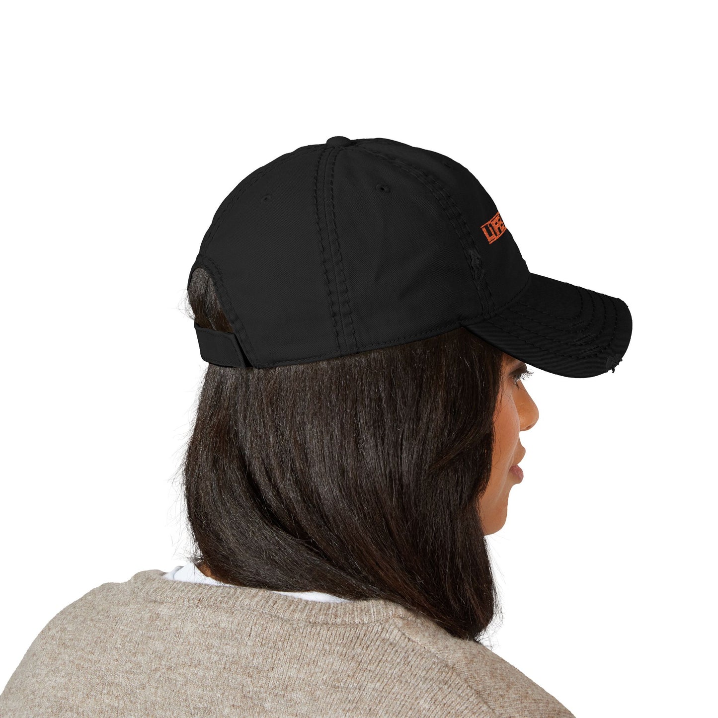 “L1FE5TYL9” Distressed Dad Hat