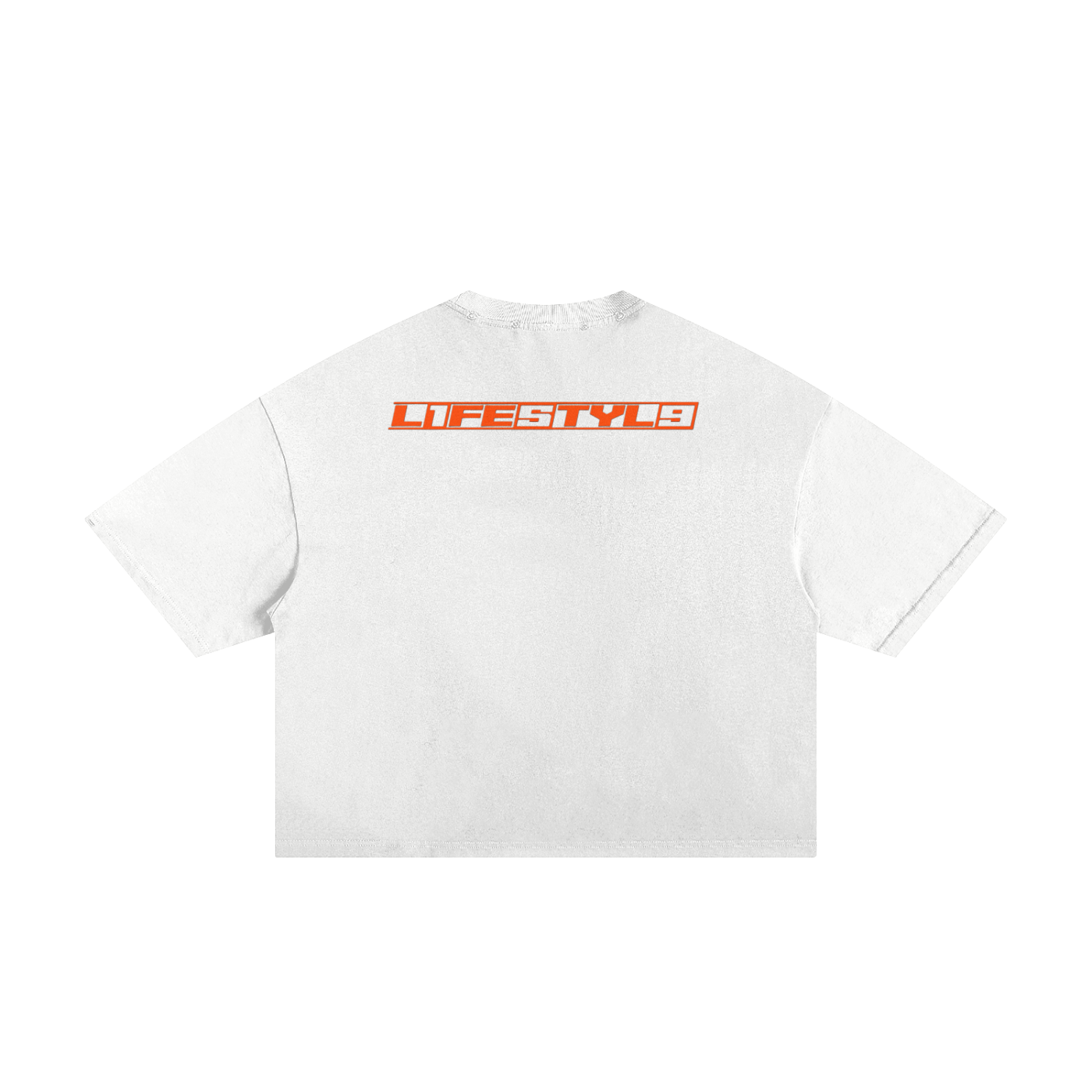 “L1FE5TYL9” Classic Frayed Boxy Tee