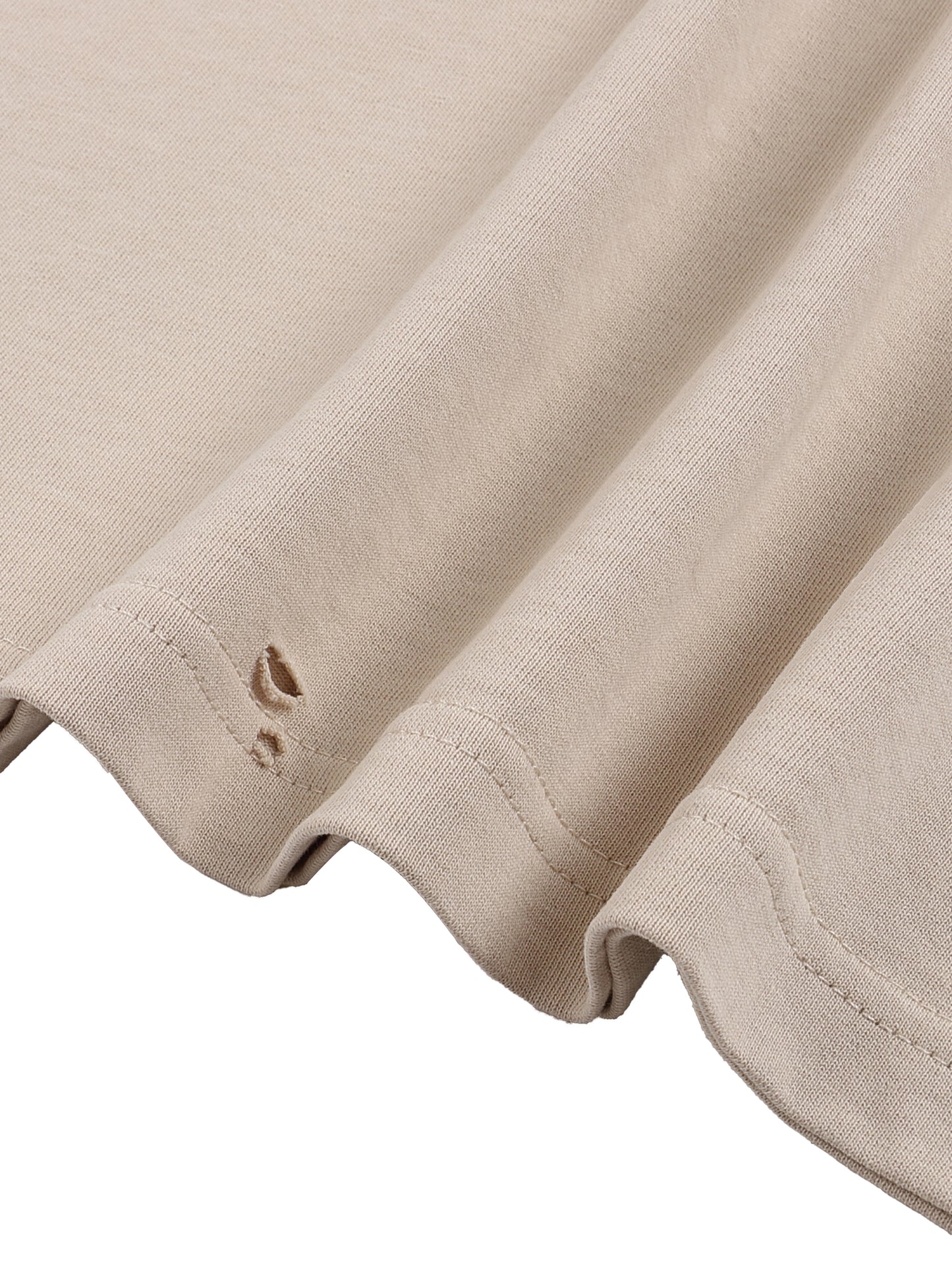 “L1FE5TYL9” Classic Frayed Boxy Tee