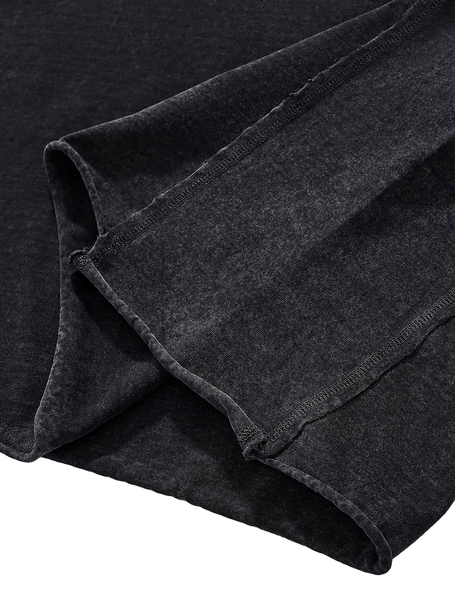9’s Raw Edge Snow Washed Boxy Tee