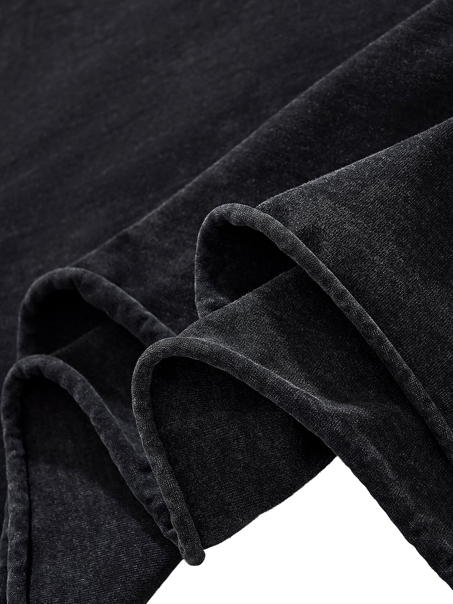 9’s Raw Edge Snow Washed Boxy Tee