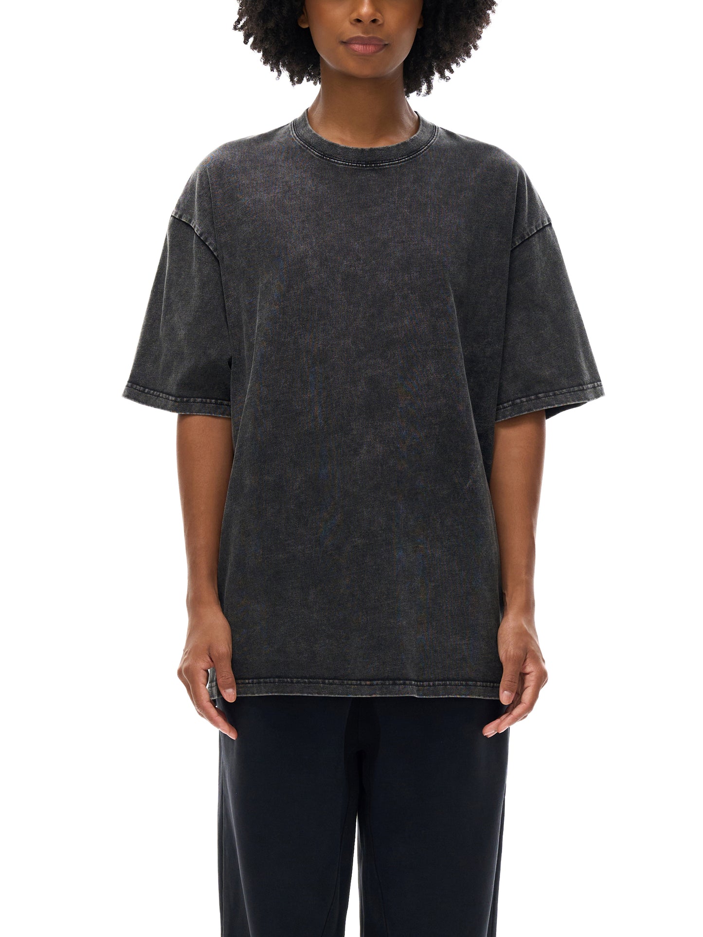 5's Acid Wash Oversize Tee