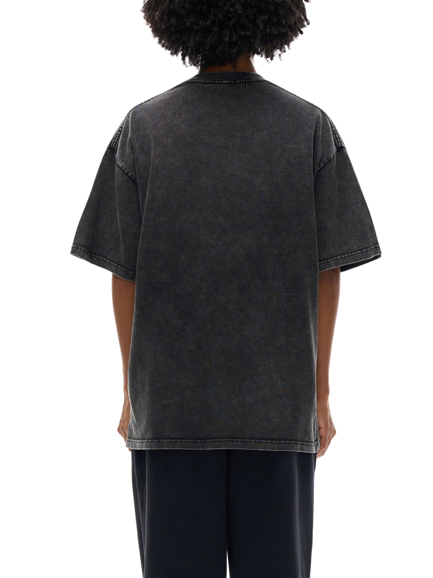“L1FE5TYL9” Acid Wash Oversize Tee