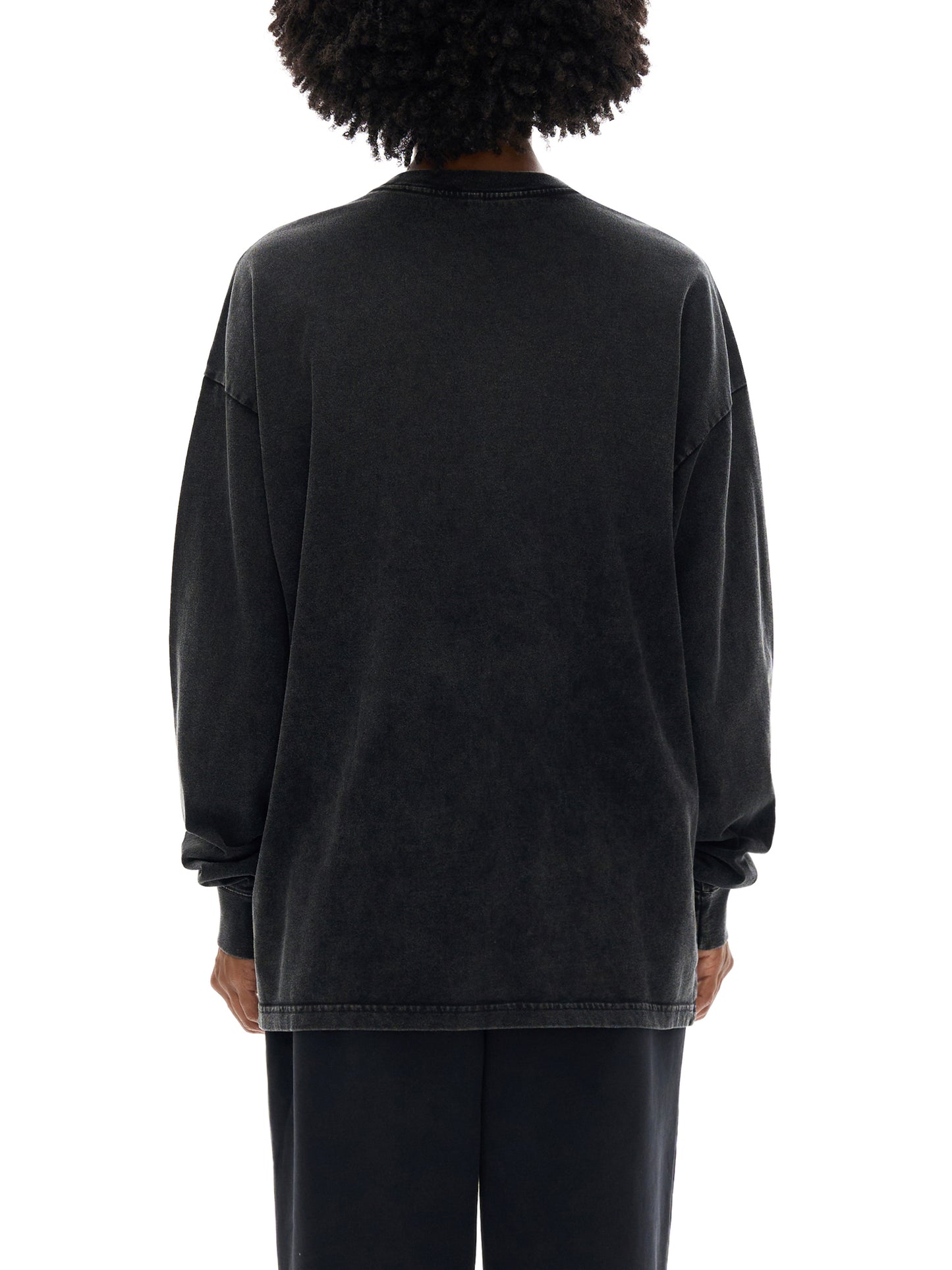 “L1FE5TYL9” Acid Wash Oversize Long Sleeve