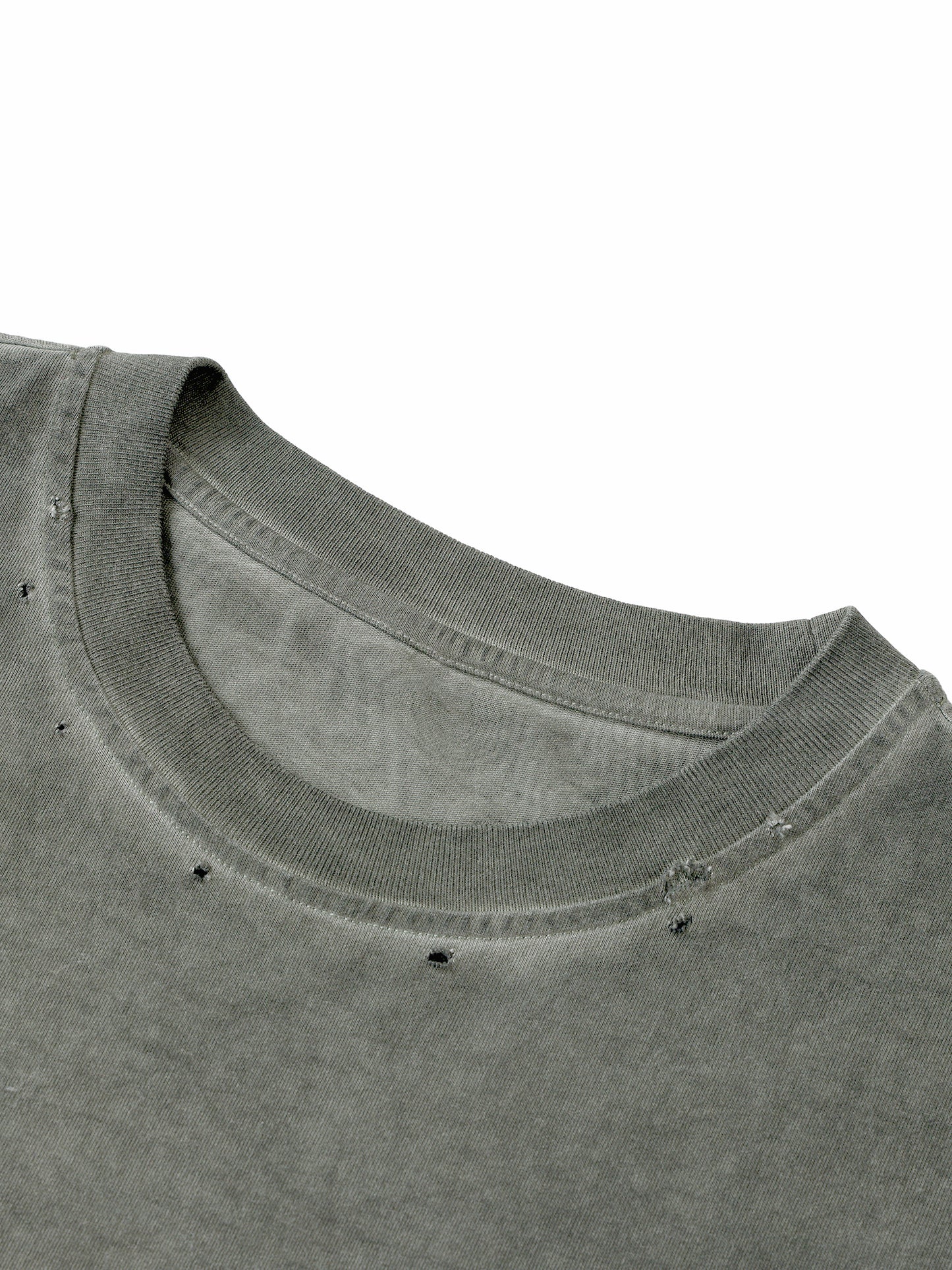 “L1FE5TYL9” Distressed Eyelet Tank Top