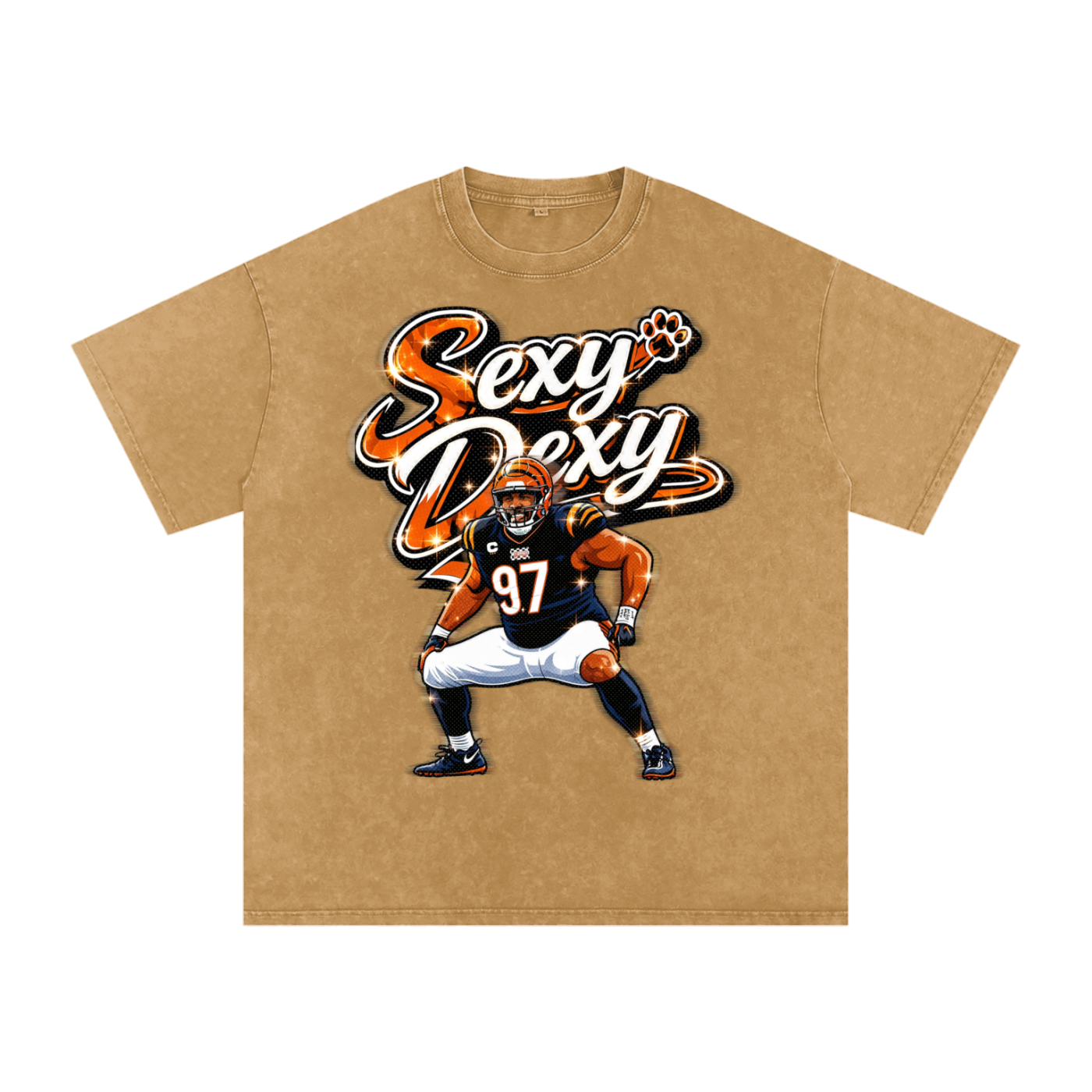 Sexy Dexy Acid-Washed Oversized Tee