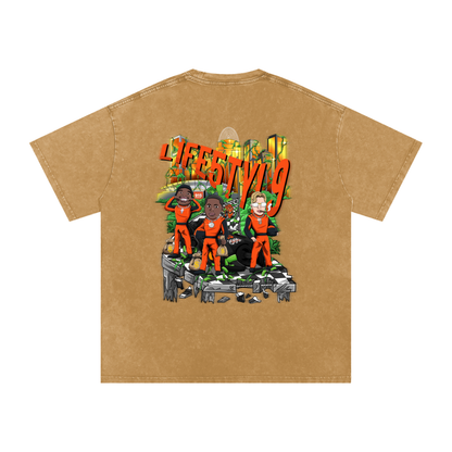 NASCAR JA’MARR - Acid Wash Oversize Tee