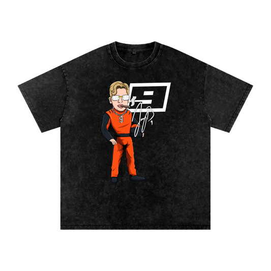 NASCAR JOE - Acid Wash Oversize Tee