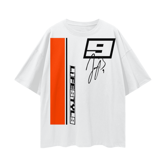 9’s Oversize Deep Drop Shoulder Tee