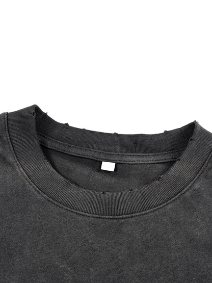 5’s Sunfade Hand-Frayed Faux Two-Piece Tee
