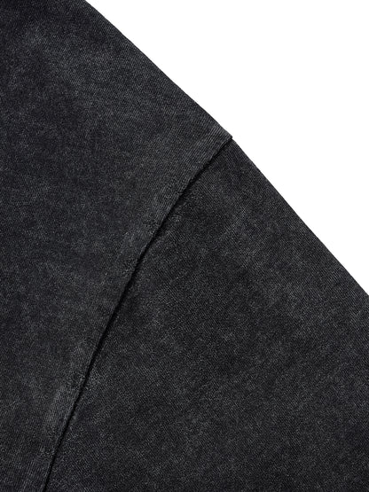 9’s Raw Edge Snow Washed Boxy Tee